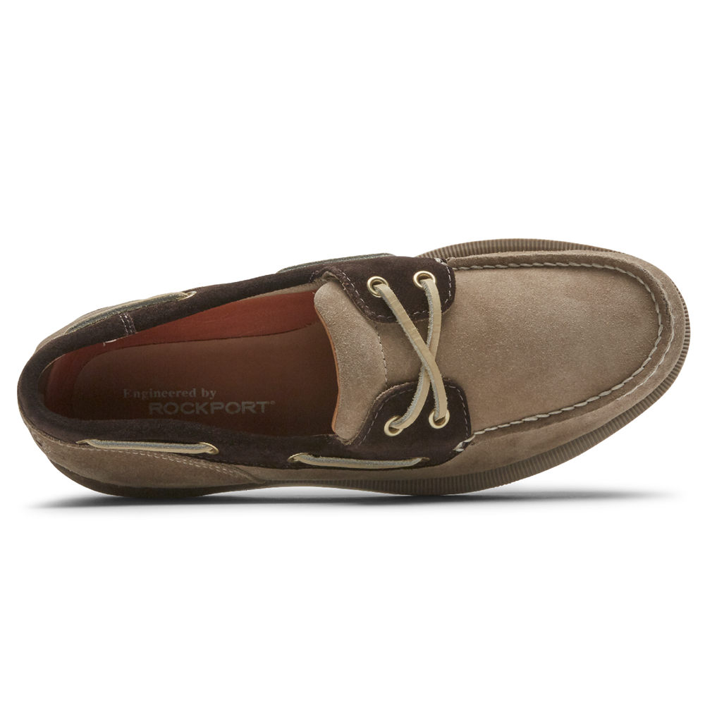 Rockport Bootsschuhe Herren Grau - Perth - WOUVXM647
